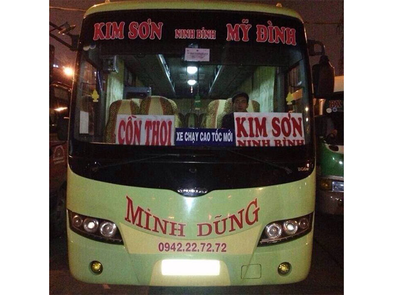 Minh Dũng tuyến Ninh Bình - Kim Sơn - BX Mỹ Đình