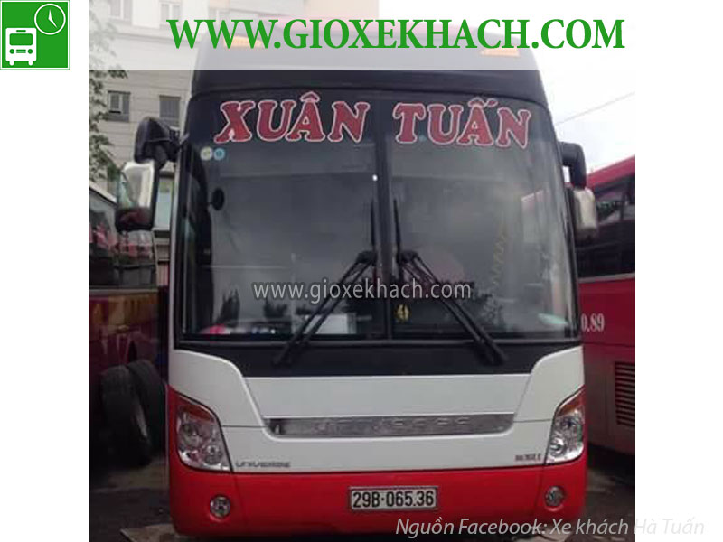 Xe khách tuyến Hàm Yên - Tuyên Quang đi bến xe Nước Ngầm nhà xe Xuân ...