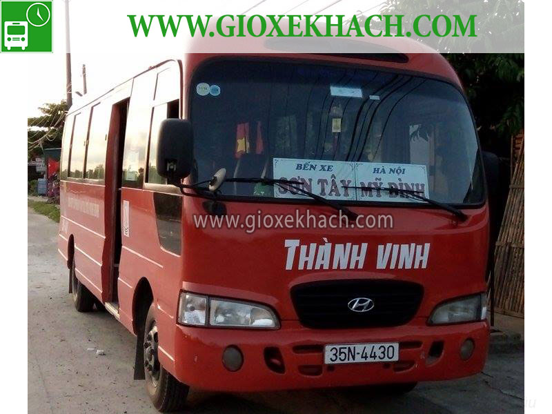 Xe khách tuyến Kim Sơn - Ninh Bình đi Sơn Tây nhà xe Thành Vinh - Giờ ...